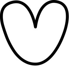 a black and white image of a heart with the letter v in it's center