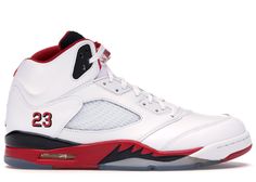 JORDAN 5 RETRO FIRE RED BLACK TONGUE (2013). #jordan #shoes Packing Shoes, Black Tongue, Nike Air Jordan 5, Sneakers Jordans, Jordan 5 Retro, Air Jordan 5 Retro, Air Jordan 5, Air Jordan 3, Jordan 5