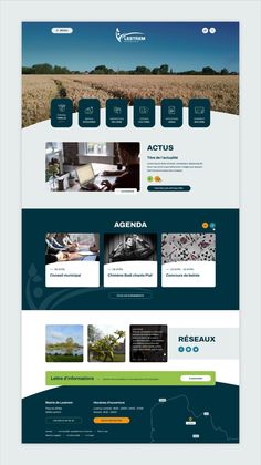 Réalisation du site internet de la mairie de Lestrem (62) : #Web #Webdesign #Responsive #Mairie #Ville #Public : www.ville-lestrem.fr by @creasit Ux Design Principles, Ui Design Principles, Cv Design Template, App Interface Design, Magazine Layout Design, Web Ui Design, Web Design Projects