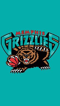 the grizzles logo is shown on a black background with green and blue lettering