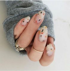 Modern Art Nails, Stick On Nail Polish, Simple Spring Nails, Boho Nails, Nails Inspired, Sky Nails, Stripped Nails, Cute Spring Nails