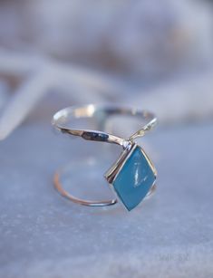 Blue Chalcedony ~ Double Band ~ Sterling Silver 925 ~ Handmade ~ Gemstone ~ Statement ~ Everyday ~ Hippie ~Bohemian~Hammered ~May Birthstone 》D E T A I L S《 ✦ M E T A L : Sterling Silver 925 ✦ S T O N E : Blue Chalcedony ✦ B I R T H S T O N E : March 》 O T H E R * S T O N E * O P T I O N S 《 _Aqua Chalcedony: https://www.etsy.com/listing/722118392/ _Copper Turquoise: https://www.etsy.com/listing/722134040 💎 Blue Chalcedony absorbs negative energy. It brings the mind, body, emotions and spirit i Adjustable Fusion Sterling Silver Jewelry, Adjustable Fusion Style Sterling Silver Jewelry, Bohemian Hand Forged Sterling Silver Jewelry, Bohemian Sterling Silver Birthstone Jewelry, Faceted Sterling Silver Gemstones, Adjustable Faceted Sterling Silver Gemstones, Bohemian Hammered Sterling Silver Jewelry, Artisan Sterling Silver Faceted Jewelry, Artisan Faceted Sterling Silver Jewelry