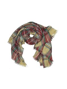 Unbranded Scarf Size: One Size Accessories - used. 100% Acrylic, Plaid | Scarf: Green Plaid Accessories Plaid Accessories, Green Scarf, Green Plaid, Plaid Scarf, Scarf Accessory, Women Handbags, Plaid, Women Accessories, Handbags