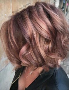 Subtle Hair Color, Trendy Fall Hair Color, Warm Hair Color, Rose Gold Hair, Brown Blonde Hair, Hair Color Balayage