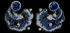 Theatre Elements, Chandelier Gold, Van Cleef And Arpels Jewelry, Sapphire And Diamond Earrings, The Great Wave, Royal Jewels, Large Jewelry, Fine Jewels