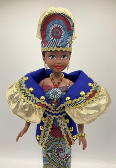 Black Dolls African Americans, Barbie Vibes, African Women Art, National Costume