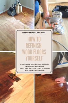 how to refinish wood floors yourself