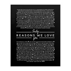 a black and white poster with the words stay reason we love you in hearts on it