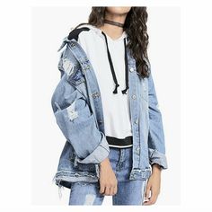 New Without Tags! Oversized Distressed Denim Jacket Size Large, Please See Measurements No Flaws Offers Welcome! [1 Day Shipping Average! // 5 Star Top Rated Seller // Posh Ambassador] ___ Trucker Coat Ripped Jean Jacket Destroyed Boho Frayed Holes Loose Relaxed Baggy Fit Boyfriend Button Up Front Oversized Denim Blue Jacket With Frayed Hem, Oversized Cotton Denim Jacket With Frayed Hem, Casual Oversized Ripped Denim Jacket, Oversized Ripped Blue Outerwear, Casual Distressed Outerwear For Day Out, Oversized Ripped Light Wash Outerwear, Oversized Denim Jacket With Frayed Hem, Oversized Long Sleeve Denim Jacket With Frayed Hem, Oversized Winter Denim Jacket With Frayed Hem