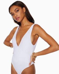 WHITE|1 Full Piece Swimsuit, Stylish Bathing Suits, Coverage Swimsuit, Full Coverage Swimsuit, Ramy Brook, Classic Suit, Suit Up, Maxi Gowns, Classic Silhouette