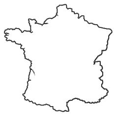 a map of the country of france