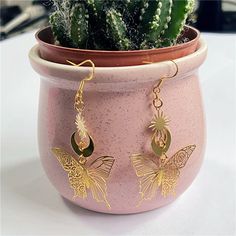 Material: Alloy Color: Gold Style: Sweet and Cool Style Ethnic Earrings, Star Moon, Ethnic Patterns, Earring Patterns, Ear Hook, Rose Pattern, Gold Style, Shape Patterns, Fashion Earrings