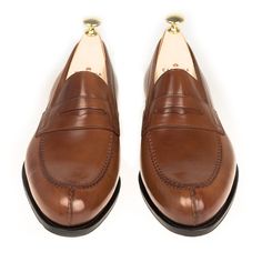 BOURBON CORDOVAN PENNY LOAFERS Classic Leather Shoes With Heel Tab And Almond Toe, Classic Leather Shoes With Almond Toe And Heel Tab, Classic Formal Leather Shoes With Heel Tab, Classic Closed Toe Moccasins For Galas, Cordovan Shoes, Mens Loafers, Leather Industry, Leather Company, Exclusive Shoes