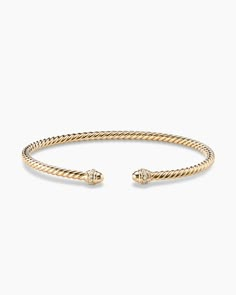 David Yurman Jewelry Gold, David Yurman Bracelet 4mm, David Yurman Bracelet Gold, Artistic Signature, Yurman Bracelet, Petite Jewelry, David Yurman Bracelet, Preppy Jewelry, Women's Bracelets