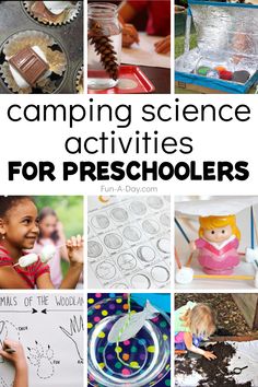 camping science activities for preschoolers