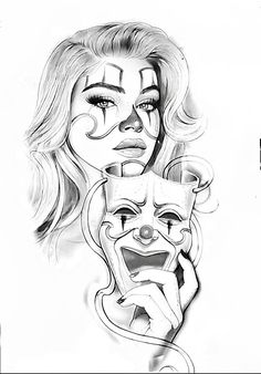 Chicana Coloring Pages, Chicano Sleeve Tattoo, Smile Now Cry Later Stencil, Cholo Tattoo, Chicana Art, Simple Face Drawing, Chicanas Tattoo, Chicano Love, Airplane Drawing