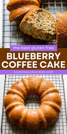 Brighten your Easter brunch food spread with The Best Gluten Free Blueberry Coffee Cake! Made with sweet rice flour, almond flour, and oat flour, this moist and sweet cake features dried blueberries, cinnamon, and a touch of maple syrup. Perfect for easy Easter recipes that everyone will love!