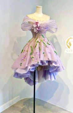 Expensive Dresses Short, Fantasy Dresses Short, Fantasy Dress Short, Lilac Homecoming Dress, Short Princess Dress, Hot Prom Dress, Theme Dress, Princess Ball Gowns, Fairytale Dress