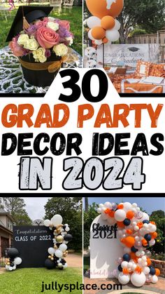 Graduation Party Ideas 2024 Graduation Party Decorations, Grey Party Decorations, Simple Grad Decor, Graduation Party Decorations 2024, Decorating Ideas For Graduation Party, Graduation 2024 Party Ideas, Small Graduation Party Ideas Decoration, Grad Party Diy Decorations, Graduation Party Seating