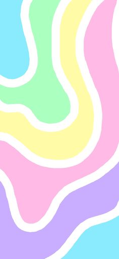 an abstract background with wavy lines in pastel colors