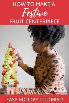 Festive Fruit Centerpiece Fruit Bouquet, Fruit Trays, Berry Recipes, Houston Food, Veg Food, Best Christmas Recipes, Raspberry Recipes