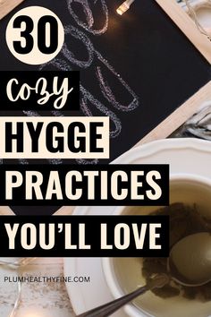 Here are 30 hygge practices that will make your space and your heart cozy and happy all around | hygge rituals | how to practice hygge | hygge activities | things to do for hygge | hygge habits | hygge tips | cozy living tips | ways to practice hygge | hygge lifestyle Autumn Hygge Aesthetic, Hygge Witch, Hygge Dining Room, Hygge Manifesto, Hygge Lamps, Hygge Bathroom, Hygge Activities, Hygge Interior Design