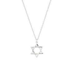 Star of David Necklace in Silver or Gold Women's Jewelry Gift for Her Accessory, Jewish - Etsy Sterling Silver Symbolic Necklace With Star Charm, Symbolic Sterling Silver Star Charm Necklace, Symbolic Star Of David Necklace For Gift, Symbolic Star Necklace Gift, Jewish Necklace, Star Of David Necklace, Star Of David, Scarlet Witch, Scarlet