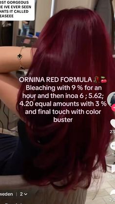 Cherry Red Hair Ideas, Cherry Red Hair, Cherry Hair, Cool Hair Color, Aesthetic Hair, Red Hair, Color Me, Hair Stylist, Cool Hairstyles