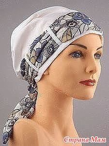 . Повойник Pola Topi, Sewing Hats, Hat Patterns To Sew, Scarf Hair, Scrub Hats