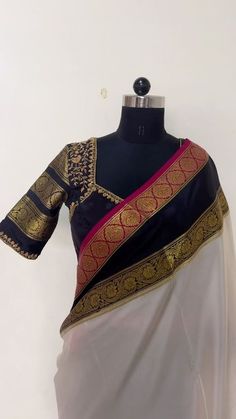 Mysore Silk Saree Blouse Designs, Draping Styles, Mysore Silk Saree, Saree Draping, Mysore Silk, Wedding Blouse Designs