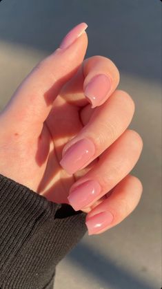 Nail Aesthetic, Pretty Gel Nails, Really Cute Nails, Neutral Nails, Classy Nails, Chic Nails, Nails Inspo, Long Acrylic Nails, Simple Nails