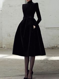 Long Sleeve Midi Party Dress, Elegantes Party Outfit, Midi Evening Dress, Midi Wedding Dress, High Neck Midi Dress, Midi Party Dress, Designer Party Dresses, 파티 드레스, Womens Wedding Dresses