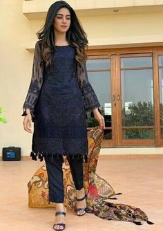 Stylish Dress Design In Pakistan, Anmol Baloch, Pakistan Dress, Dress Indian Style