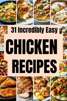 chicken recipes that are easy to make and delicious