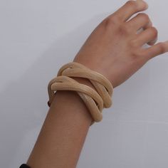 Update your jewelry box with this stacked cuff crafted with a mesh chain goldtone finish for a gleaming shine. 1.96'' W Goldtone copper Evening Outfit, Cuff Bangle Bracelet, Elegant Bracelet, Chain Choker Necklace, Beaded Choker Necklace, Handmade Bracelet, Chain Choker, Beaded Choker, Cuff Bangles