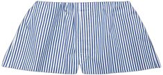 Summer Relaxed Fit Blue Boxer Briefs, White Cotton Shorts With Vertical Stripes, Summer Cotton Blue Boxer Briefs, White Cotton Shorts With Contrast Stripes, Striped Boxer Shorts, Fitted Blue Boxer Briefs With Built-in Shorts, Blue Boxer Briefs With Built-in Shorts For Sports, J Press, Mens Boxer Shorts