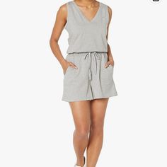 Very Comfortable Romper For Everyday Tasks! Small But Could Fit Medium As Well! Relaxed Fit V-neck Jumpsuits And Rompers For Leisure, Spring Chic Calvin Klein Jumpsuits And Rompers, Chic Calvin Klein Jumpsuits And Rompers For Summer, Chic Calvin Klein Summer Jumpsuits And Rompers, Casual Cotton Jumpsuits And Rompers For Daywear, Casual Jumpsuits And Rompers For Daywear, Ck Logo, Calvin Klein Pants, Womens Calvin Klein