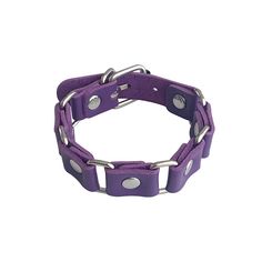 Material: Leather Fashion Element: Chain, Clip, Point Rivet Style: Punk Purple Goth, Purple Bracelet, Puppy Supplies, Style Punk, Punk Goth, Watch Necklace, Rivets, Ring Bracelet, Earring Necklace