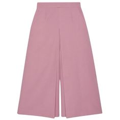 Gucci-High-rise Wide Silk-blend Pants - Runway Catalog Peony Pink, Cropped Trousers, Covered Buttons, Brunei, Peonies, Casual Pants, Wide Leg, High Rise, In Italy