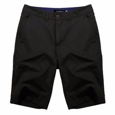 Men's Casual Cotton Knee Length Shorts - AM APPAREL Solid Color Cotton Bermuda Bottoms, Solid Color Cotton Bermuda Shorts, Casual Solid Color Knee-length Shorts, Casual Knee-length Solid Color Shorts, Casual Solid Knee-length Bermuda Shorts, Fitted Casual Shorts Solid Color, Fitted Casual Solid Color Shorts, Casual Solid Cotton Bermuda Shorts, Casual Solid Color Cotton Bermuda Shorts