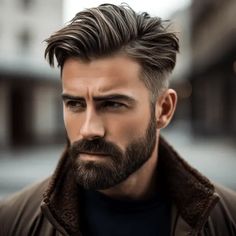 Classic Low Fade with a Side Swept Top Side Part With Beard, Low Taper Fade Haircut, Boys Hairstyles, Mens Hairstyles Fade, Mens Haircuts Short Hair, Low Fade Haircut, Mens Hairstyles With Beard, Gents Hair Style, Haircuts Ideas