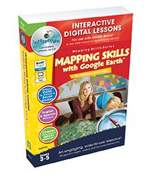 the interactive map skills book for kids to learn how to use maps with google earth