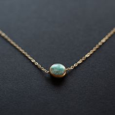 Peruvian turquoise coin lined with copper on satin gold plated chain with 14k gold-filled findings. 16"-18" adjustable. I found a few of these beads years ago in Key West and made a few necklaces similar to this for friends and family as a creative outlet -and I was shocked to find these again in Arizona this year! I absolutely love the variety in this stone! Month Gifts, Emerald Isle, Emerald Necklace, Gift Card Giveaway, Travel Inspired, Fantasy Jewelry, Creative Outlet, Gold Plated Chains, Key West