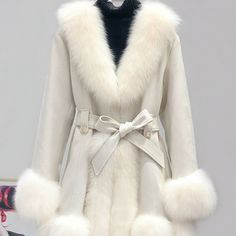 Size: S, Color: Beige Minimalist Winter, Fur Collar Jacket, Women Overcoat, Korean Aesthetic, White Coat, Women Hoodies Sweatshirts, Short Sleeved Sweaters, Outfit Casual, Fur Collars