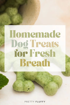 homemade dog treats for fresh breath