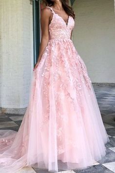 SP2021,Light pink lace prom dresses,a-line applique long evening dress,senior prom dress · SofieProm · Online Store Powered by Storenvy Senior Prom Dress, Lace Prom Dresses, Senior Prom Dresses, Pink Prom Dress, Long Evening Dress, Pink Prom, Cute Prom Dresses, Senior Prom, Pretty Prom Dresses