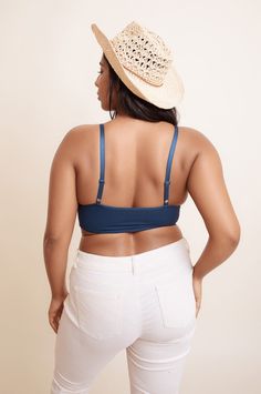 This Waistband Loop Lace Brami Plus is not only stylish, but also comfortable and perfect for curvy ladies. The high quality lace fabric hugs your curves in all the right places while the waistband loop ensures a perfect and comfortable fit. This brami also features a cute and fun design that is sure to turn heads! #lovemyleto Imported 92% Nylon 8% Spandex