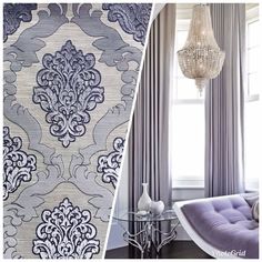 NEW Duchess Camille Designer Burnout Damask Satin Upholstery Fabric- Lavender Purple BTY - Fancy Styles Fabric Pierre Frey Lee Jofa Brunschwig & Fils European Interiors, Natural Background, Bedroom Goals, Silk Taffeta, Lavender Purple, Italian Fabric, Curtain Fabric, Luxury Fabrics, Room Interior