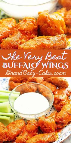 In this Perfect Buffalo Wings recipe, crunchy well seasoned chicken wings get fried to golden brown perfection then dipped in a classic spicy buffalo wing sauce taking them to another level!  #buffalowings #homemadewings #superbowl