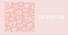 a pink and white background with hearts on it